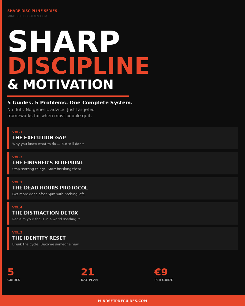 Sharp Discipline & Motivation Bundle